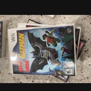 LEGO Batman Wii Game - Black, Blue, and Red